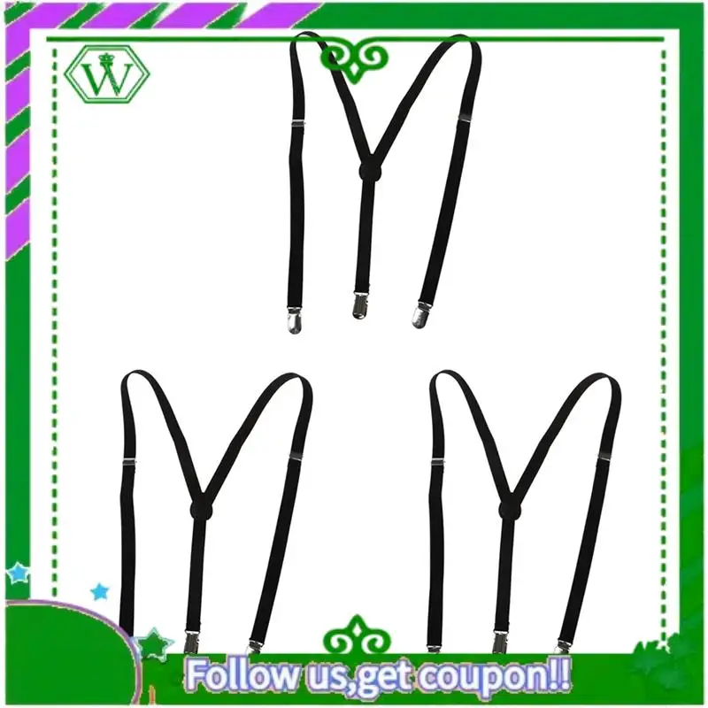 A18P-3X الكبار قابل للتعديل مشبك معدني الحمالات المرنة الأقواس السوداء #1