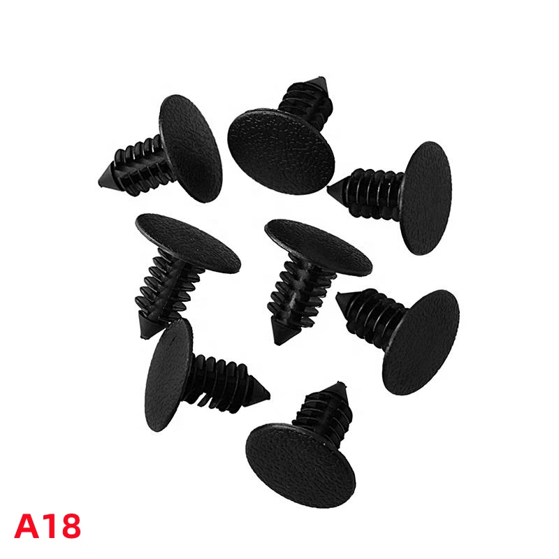 20Pcs Fit For 6mm Hole Plastic Christmas Tree Clips Spring Plastic Rivet Clip Auto Plastic Fastener Clip   A18