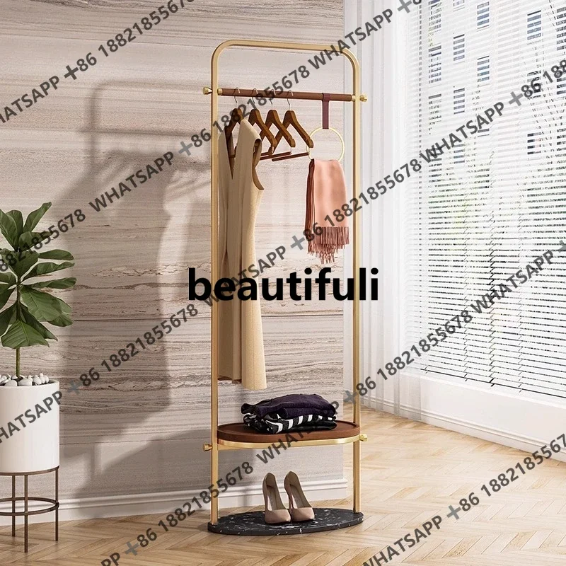 

X Hanger легкая роскошная высококачественная вешалка для одежды из цельного дерева и мрамора от пола до потолка для спальни