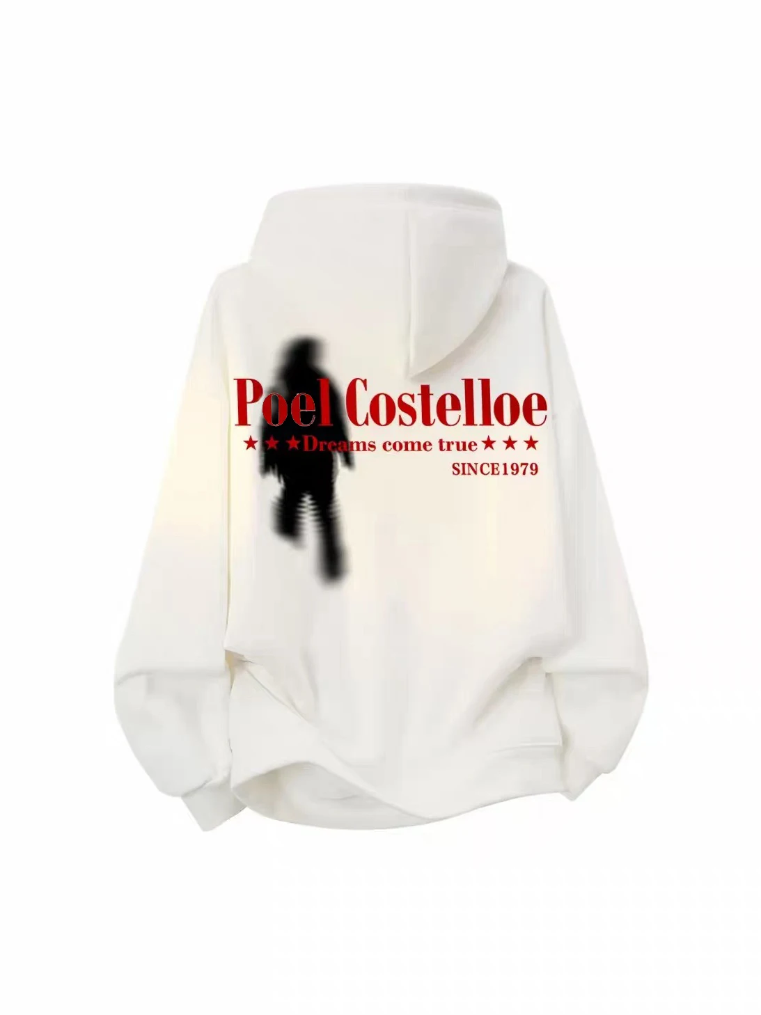 Moletom Unissex com Capuz, Estilo Street, Estampa de Letras, Camiseta Casual de Manga Longa para Homens e Mulheres