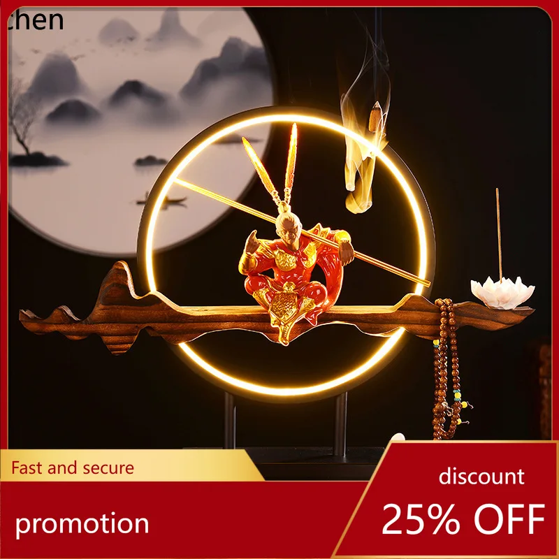 Cz1 fighting buddha and victorious buddha ornaments sun wukong qitian dasheng office decorations housewarming gifts