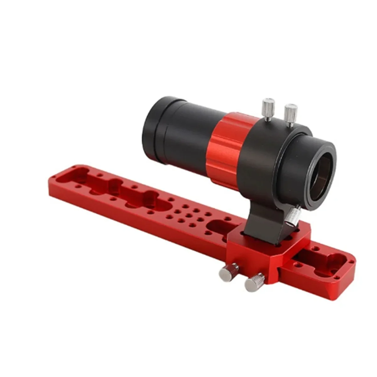 Top! Gids spiegel zwaluwstaartplaat rood kort bord voor zwaluwstaartgleuf telescoopaccessoires zwaluwstaartmontage (C)