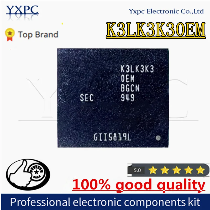 K3LK3K30EM-BGCN K3LK3K30EM BGCN 8GB LPDDR5 BGA496 8G Memory IC Chipset With Balls