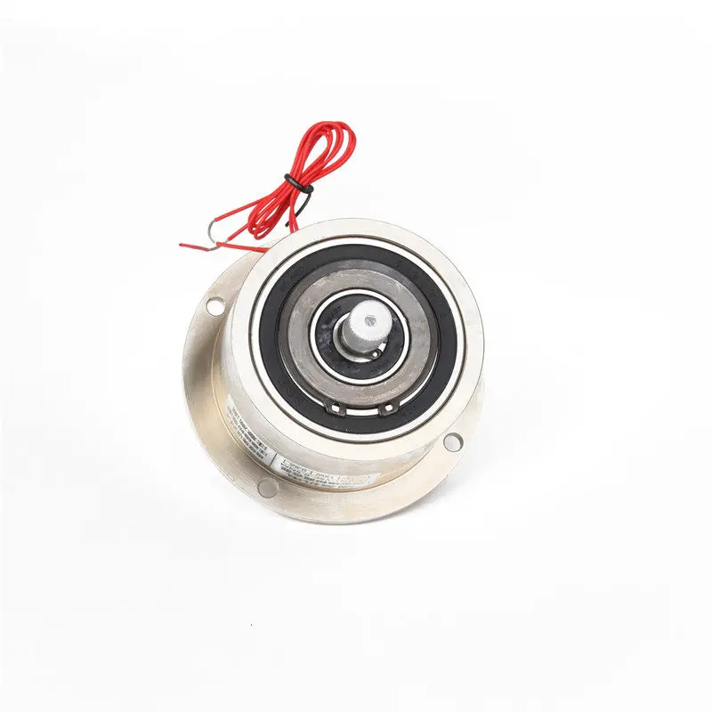 Miniature Magnetic Particle Clutch YSC-0.5KG Small Electromagnetic Motor Double Outlet Shaft Braking Receiving Roll Tension