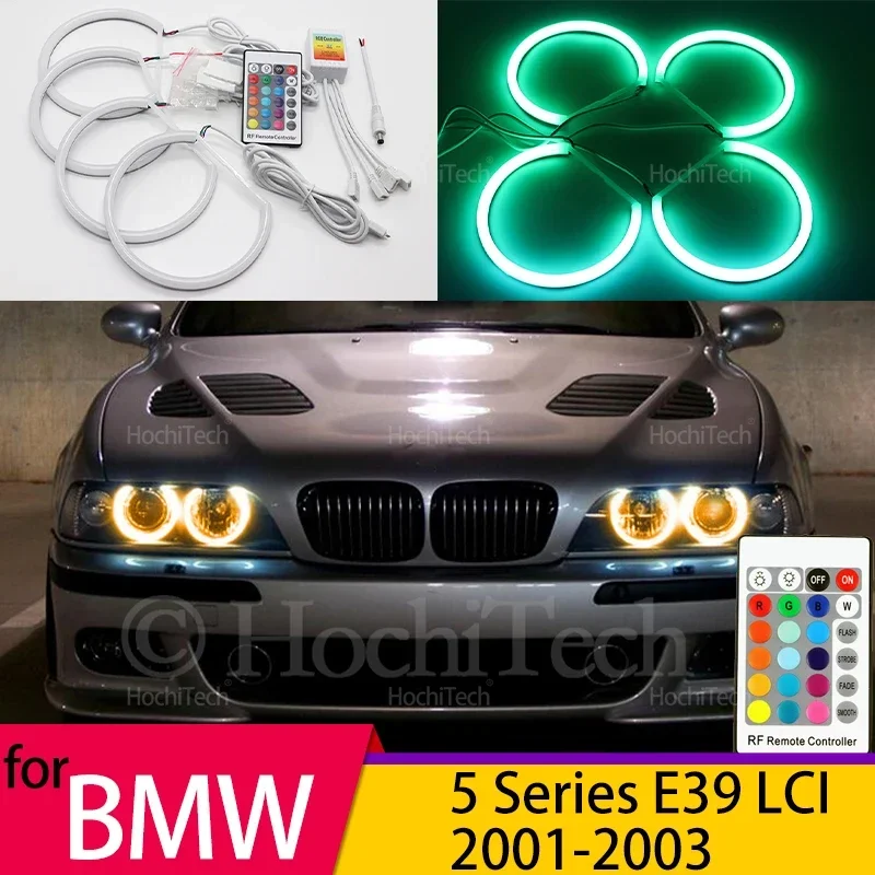 

Для BMW 5 серии E39 LCI 2001 2002 2003 Автомобильные аксессуары 16-цветные ДХО — 4 программируемые режима вспышки и регулировка яркости