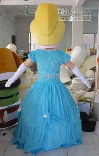 Costume de mascotte de dessin animé en mousse pour adulte, robe de princesse mignonne pour fille, paupières en peluche, Noël, Halloween, offre spéciale, nouveau