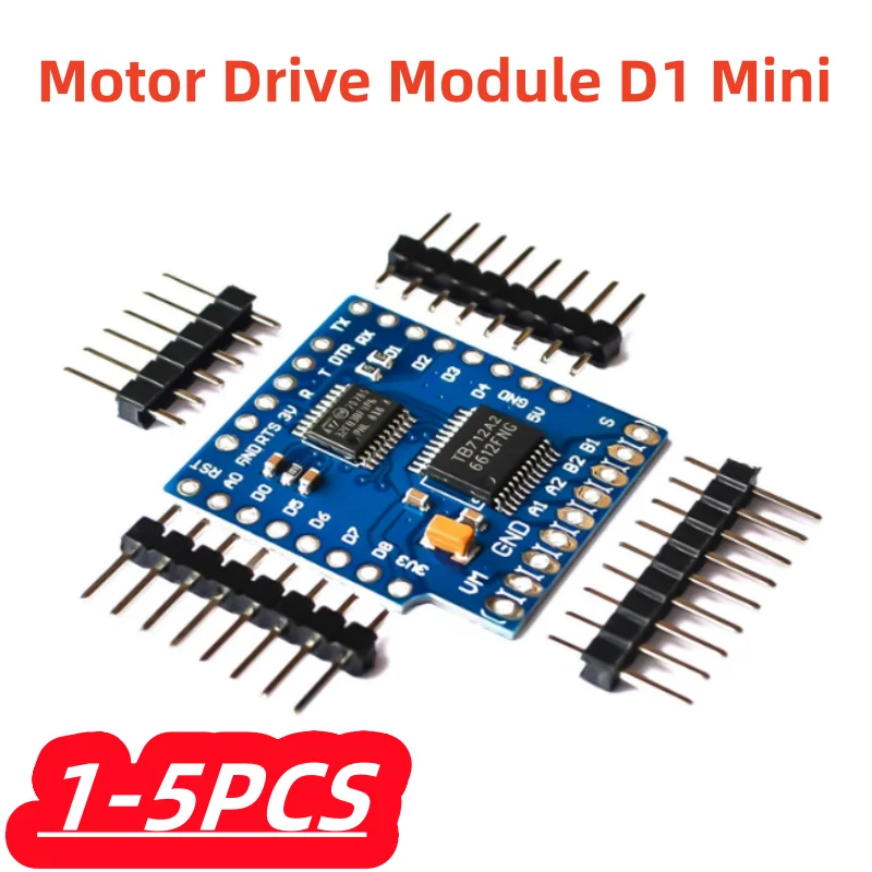 1-5Pcs/lot 100% New D1 Mini Motor Drive Module I2C Dual-motor Driver TB6612FNG V1.0.0 Mini Module