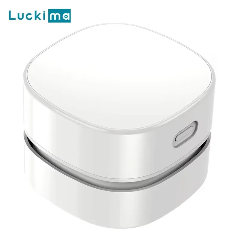 Wireless Desktop Vacuum Cleaner Mini Table Dust Sweeper Energy Saving USB Rechargeable 1400mAh for Office School Keyboard
