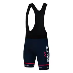 Quick Step 2025 Blue Cycling Shorts Tights MTB Bike Shorts Breathable Lycra Sports Men Summer Road Biking Outdoor Bib Shorts