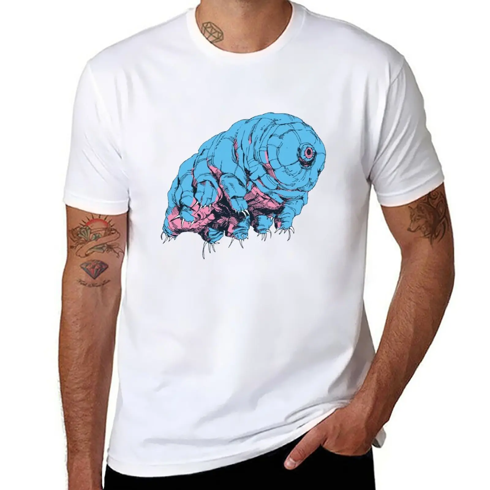 New Blue Tardigrade T-Shirt new edition t shirt tees anime mens graphic t-shirts big and tall