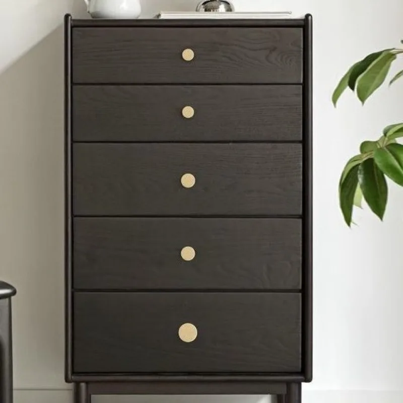 

chest of drawers solid wood simple bedroom locker against the wall chest of drawers black ash wood chest of drawers
