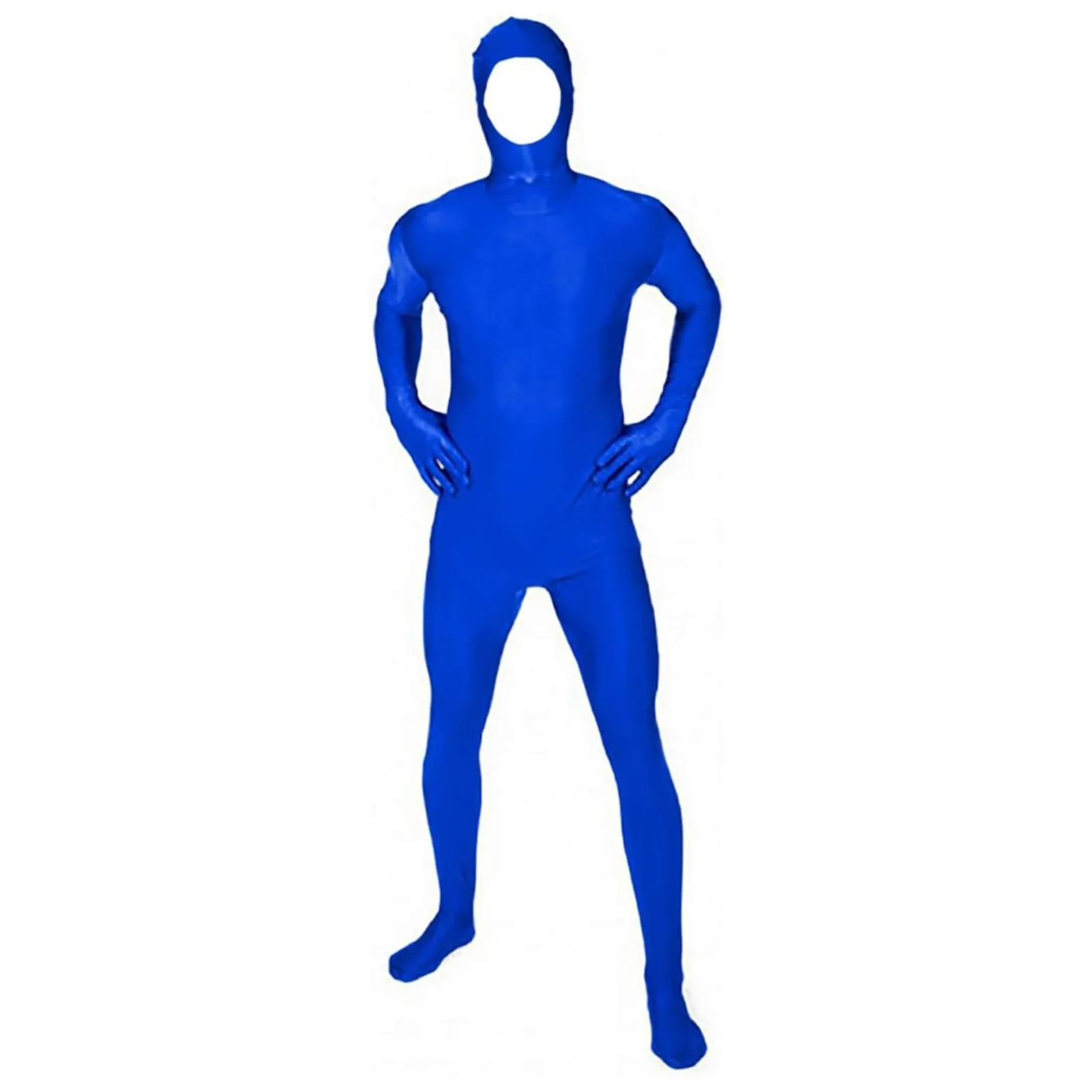 Tights Suit Full Jumpsuit Adult Kids Unisex Stage Performance Costume Stretchy Disappearing Man Bodysuit Carnival Cosplay Wear