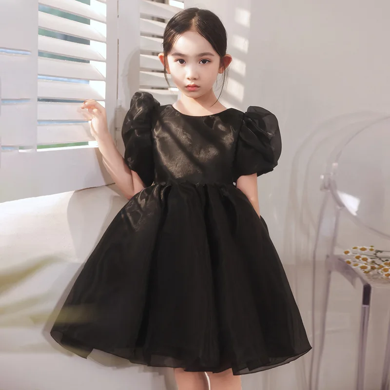 

Mesh Dress Thin Korean 2025 Casual Summer New Solid Color Elegant Short Sleeved Fashionable Princess Dress