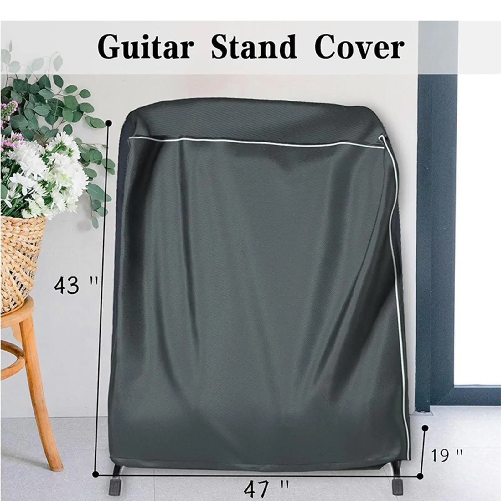 

Guitar Stand Cover Rofessional Dustproof Oxford Cloth Guard for Studio Stage