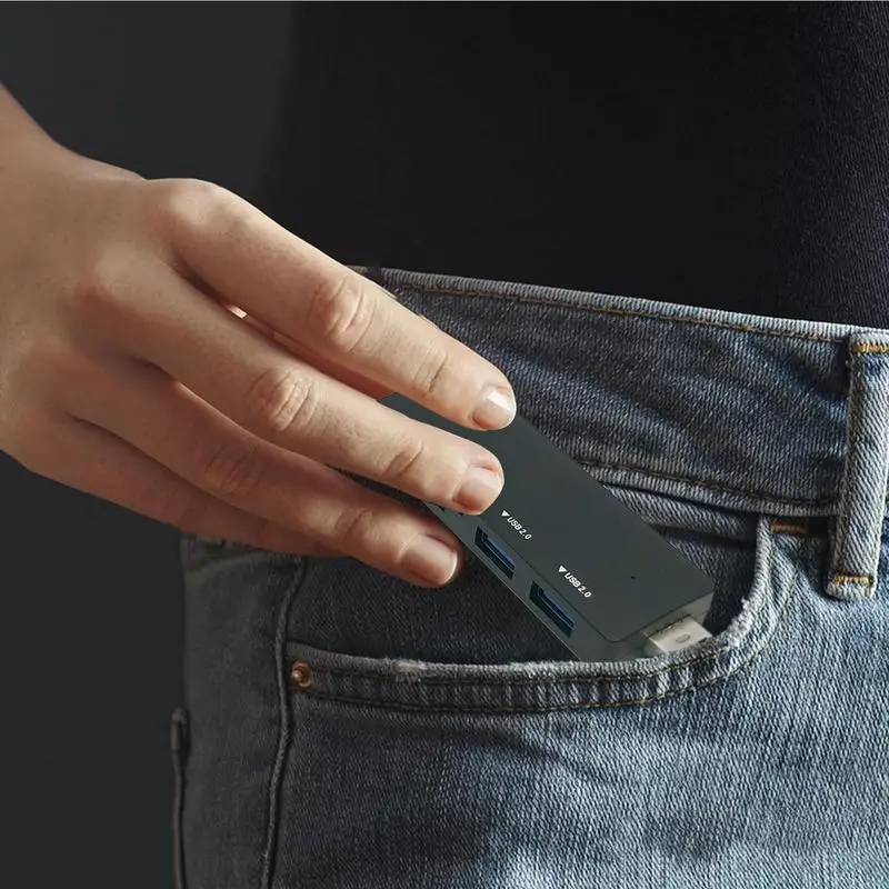 Multi-port Docking Station Multiple USB Port Adapter Portable USB C Laptop Docking Station Data Hub For Laptop Pc Printer