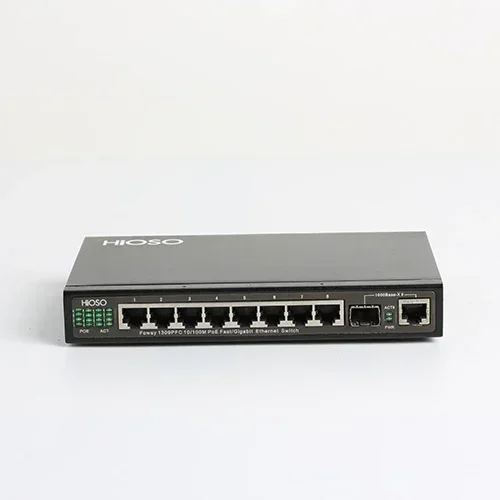 2025 POE Switch Managed Gigabit 8 Port DC48V 130W Switch with 12/24/48 ports fiber switch