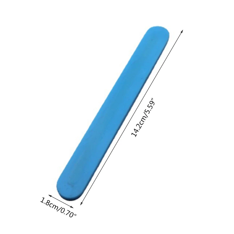 Bâtonnets d'agitation en Silicone bleu, outils colle en résine pour bricolage, bijoux artisanaux, tiges d'agitation agitateur