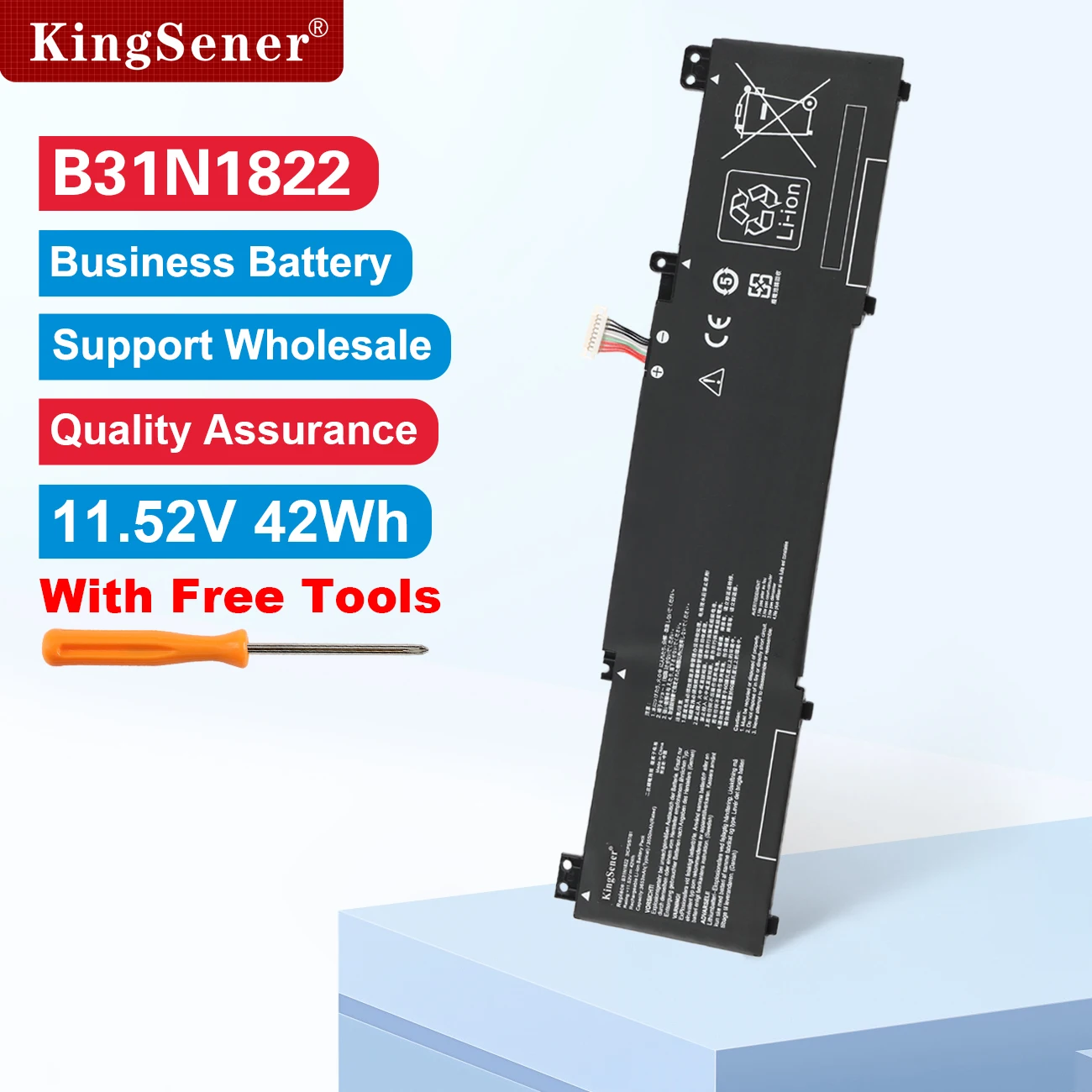 

11,52 В 42 Втч B31N1822 Аккумулятор для ноутбука ASUS ZenBook Flip 14 Q406 Q406D UX462 UM462 TM420IA-EC093T UX461FN-E1029T B31Bi2H Series