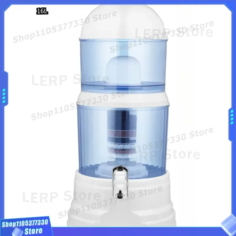 16L Portable Ceramic Water Purifier with Activated Carbon Filter Grade 8 Mineral Pot for Home Use Direct Sales Household