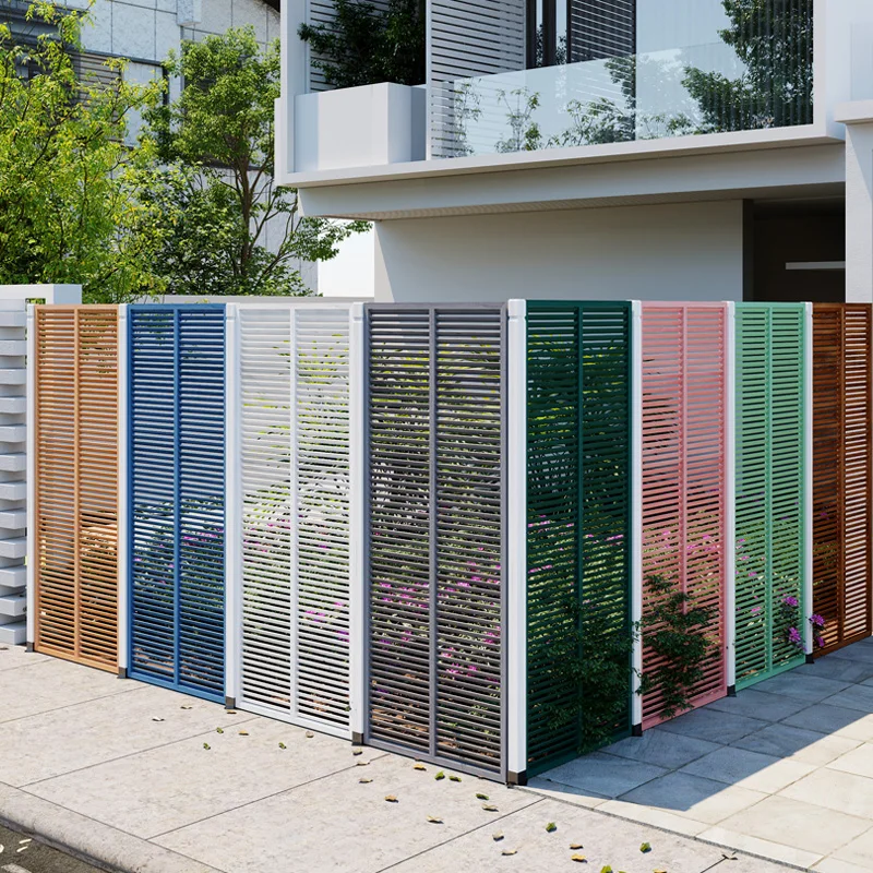 Outdoor Garden Antiseptic Wood Fence Fence Fence Outdoor Venetian Mesh Partition Decorative Screen Wall Guardrail