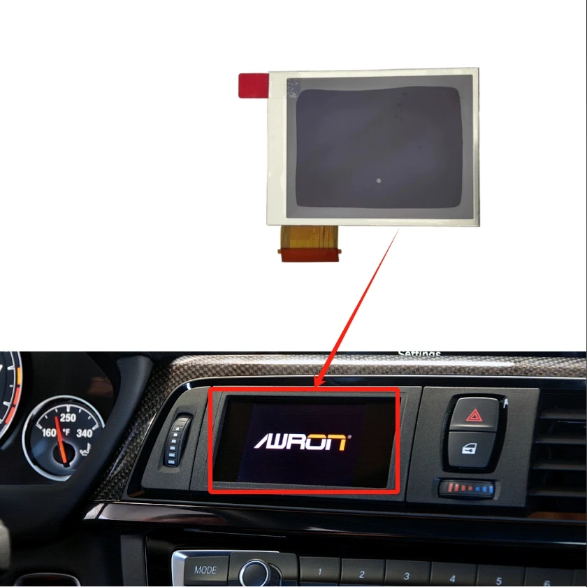 2,8-Zoll-LCD für Awron Gauge Demo e9x Display Ersatz-Reparaturkomponenten und Teile