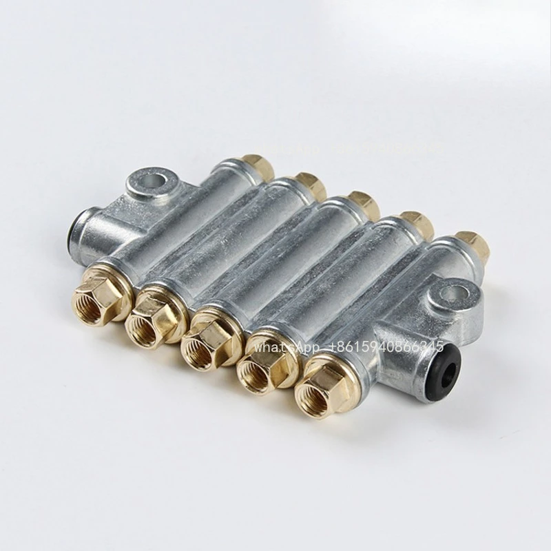 5-Port Dispenser/Lubrication Pump Accessories/Volumetric Dispenser Integrated Quantitative Oiler/Oil Drain