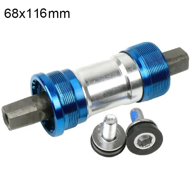 Phosphated Cups Anodized Sheath Bike Bottom Bracket With Square Taper Sealed Bearings Cartridge 103~127 5mm * 68mm