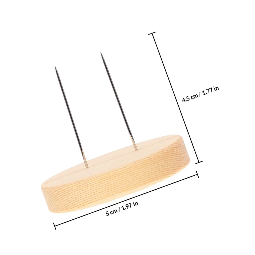 4Pcs Needle Felting Display Stand with Wooden Base Crochet Support for Animal Figures Miniature Collection Organizer