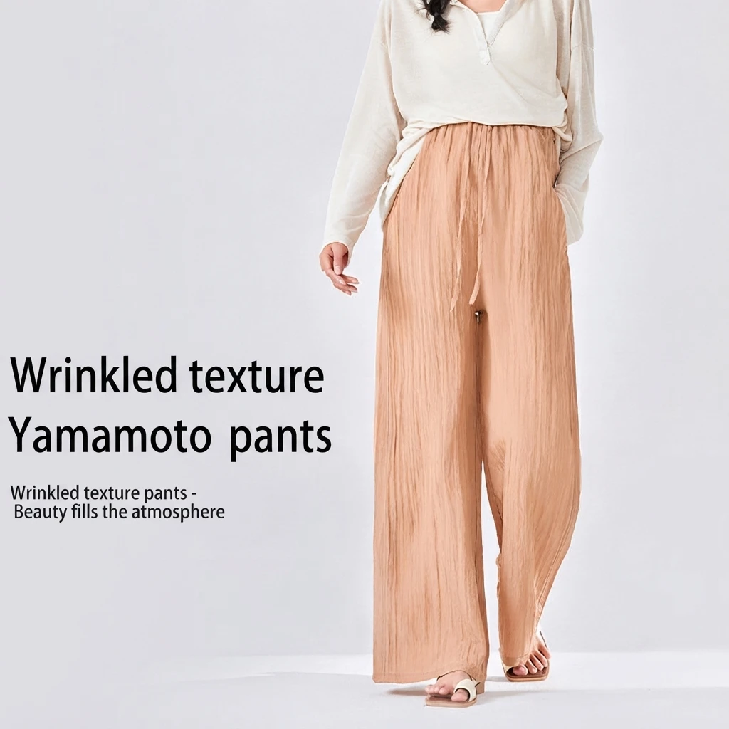 Maternity Wide Leg Pants Loose High Waist Viscose Spring Summer Outer Wear Comfortable Casual Trousers for Pregnant Women