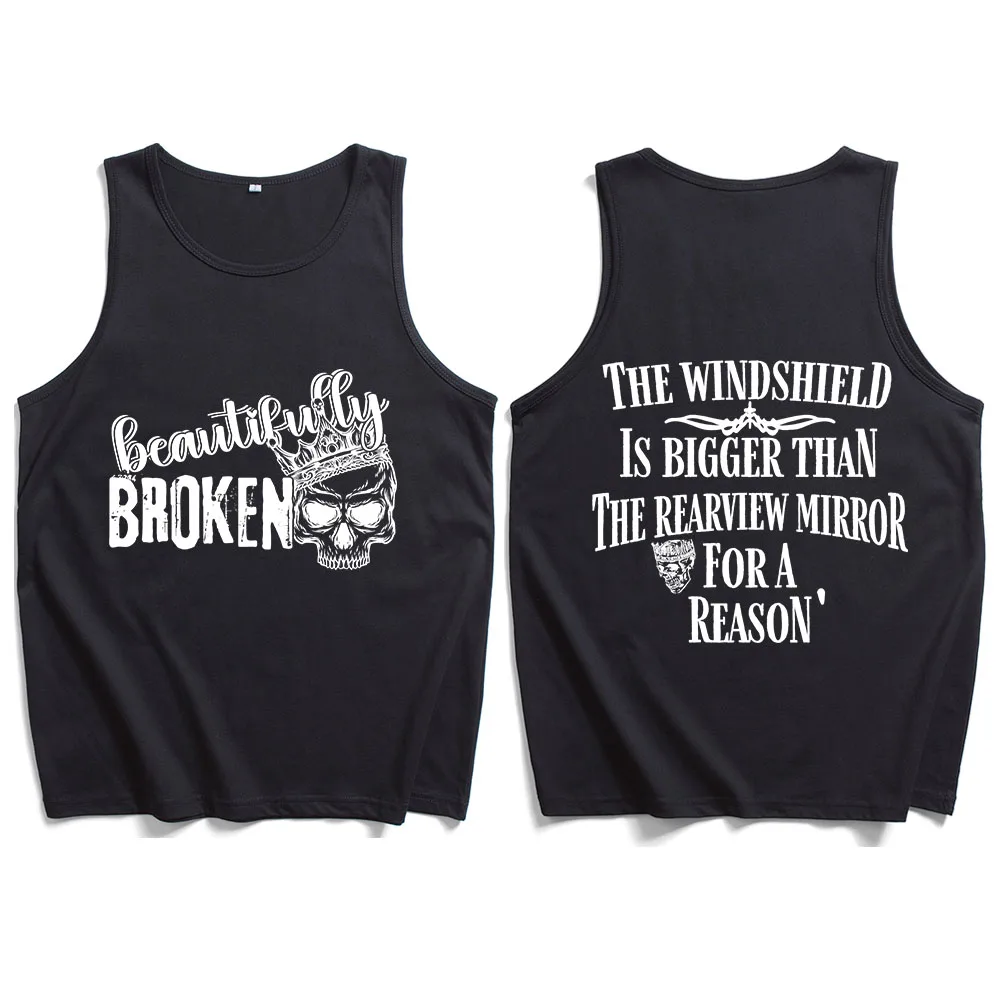 Jelly Roll Beautifully Broken Tour Tank Tops Vest  Man Woman Summer Casual Sleeveless T-shirt Fans Gift Tops