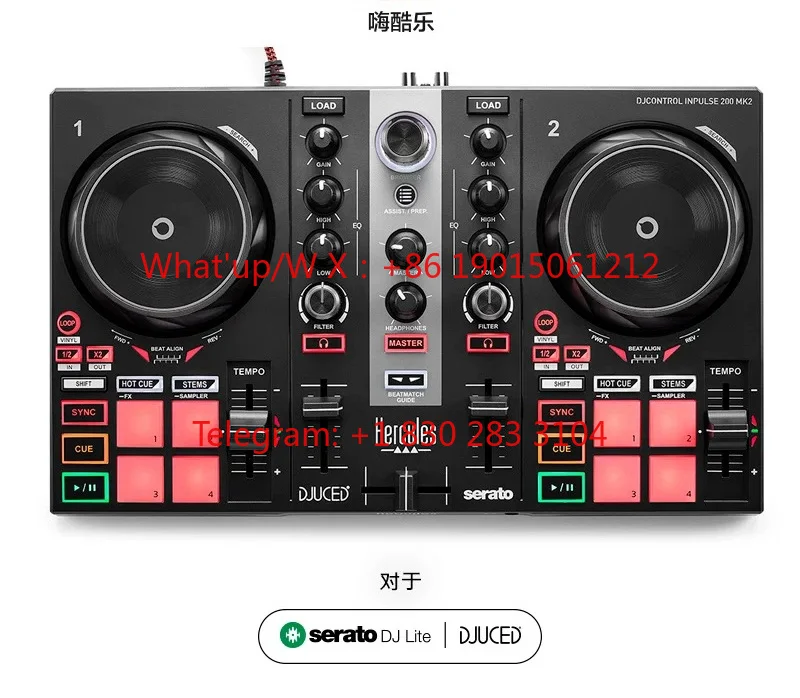 Hi Cooler Inpulse200 Beginner Entry Level DJs, Digital DJ DJs