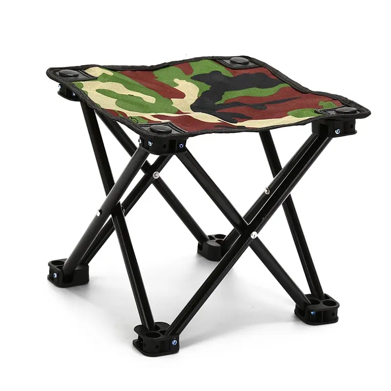 

Folding Chair 28*28*28cm Camouflage Outdoor Portable Suitable for Fishing Camping Tourism Small Bench Fishing Gear Fishing Chair