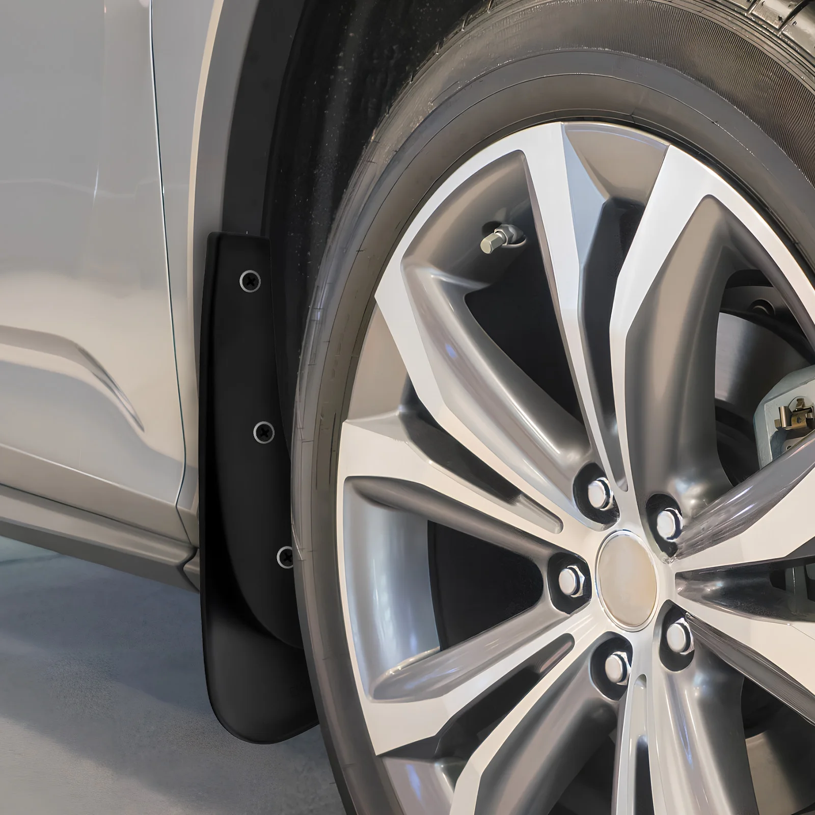 

4pcs Universal Car Mud Guard Tire Splash Guard Wheel Protector Rear Mud Flap Easy Install Vehicle Defense for All Models