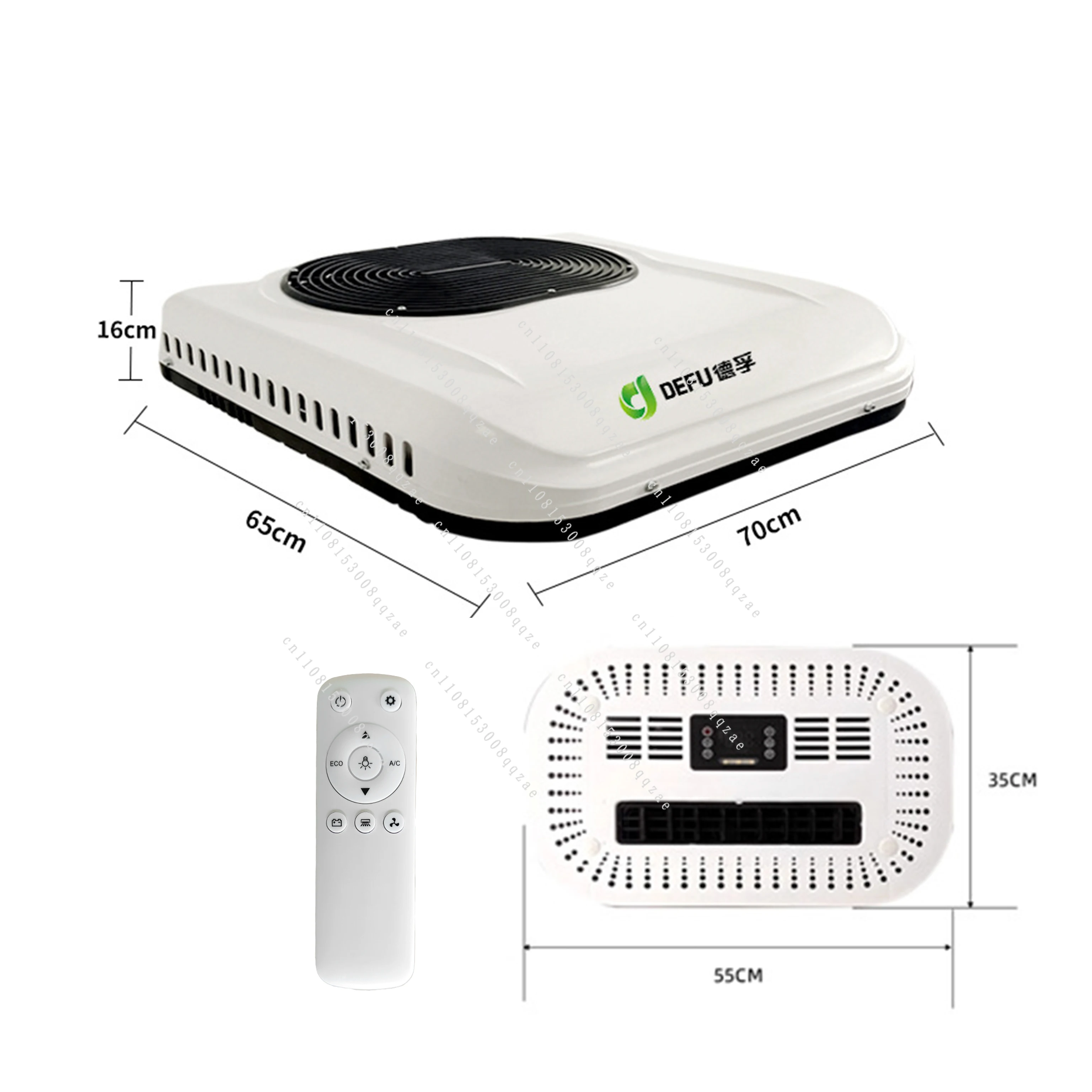 Top Mounted Battery Dc 12v24v Truck Cooling Car Air Conditioner Car Air Conditioner for Car Van Truck Parking Sleeper