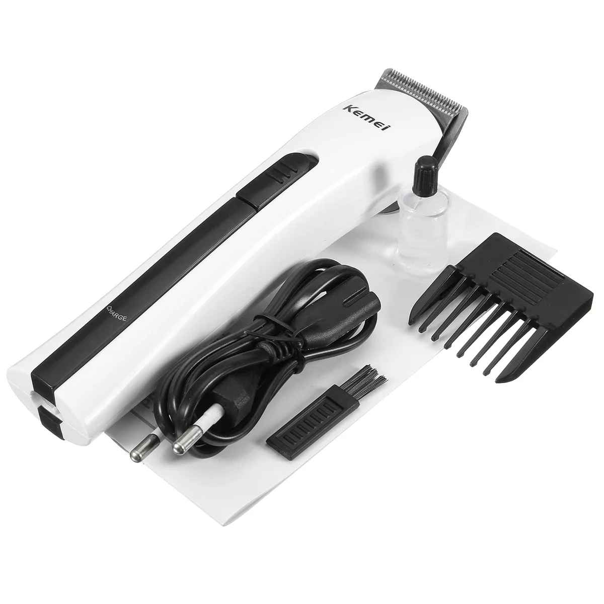 Cortadora de pelo profesional para hombres, máquina de afeitar de 220-240V, inalámbrica, recargable, para peluquero, GT-001