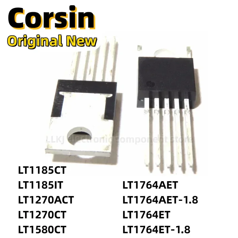 1pcs LT1185CT LT1185IT LT1270ACT LT1270CT LT1580CT LT1764AET LT1764AET-1.8 LT1764ET LT1764ET-1.8 TO220-5 MOS FET TO-220-5/