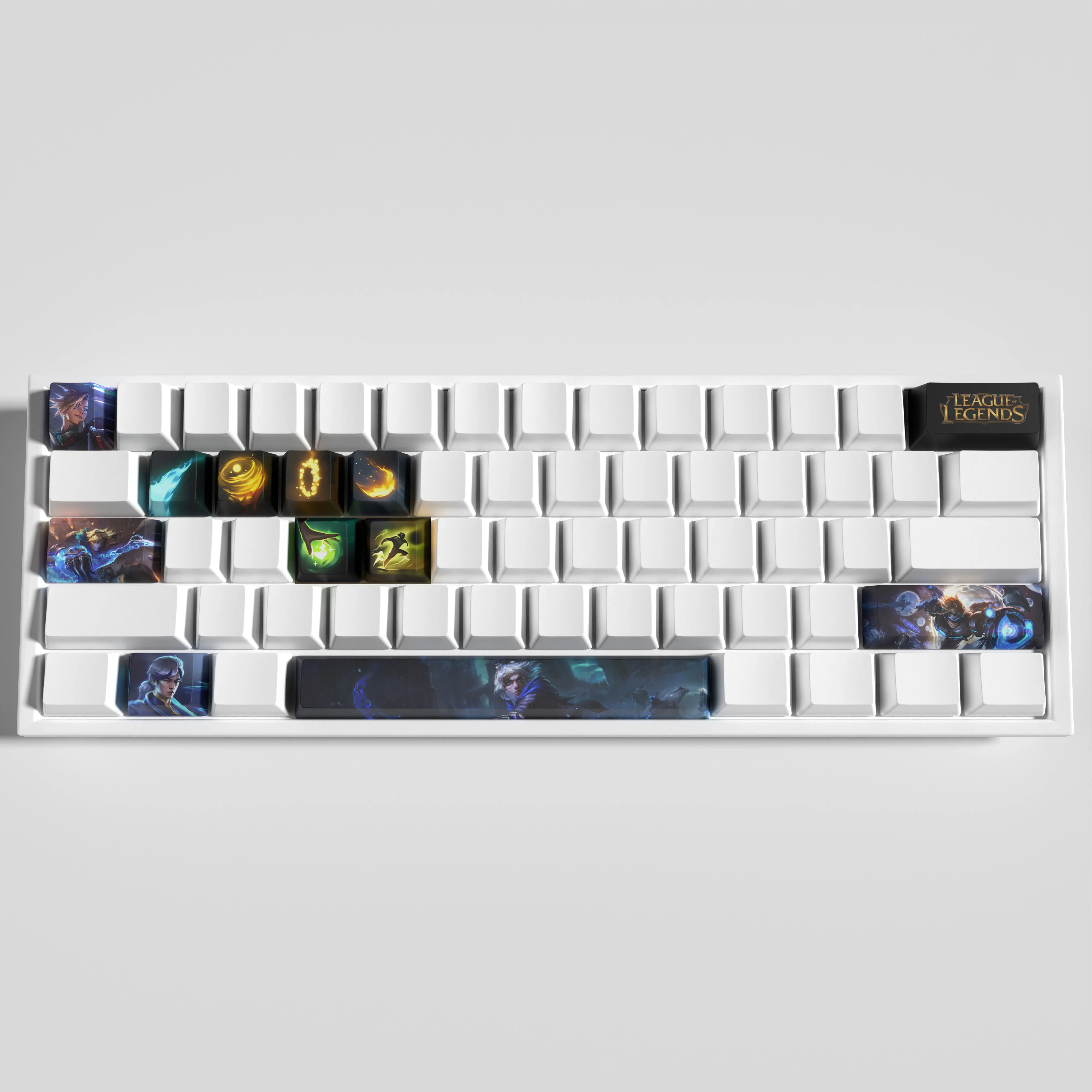 ezreal keycaps League of Legends ezreal keycaps  game keycaps OEM Profile 12keys PBT dye sub keycaps