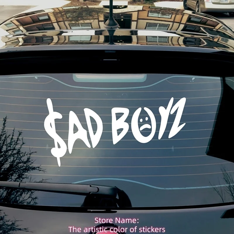 

Sad Boy, Vinyl Sticker | Self-Adhesive, Matte Finish, Suitable for Car Windows, Windshields, Body, Single Use