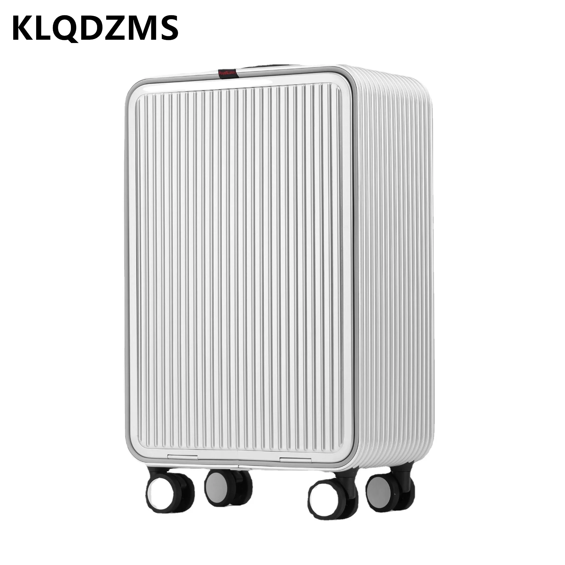 KLQDZMS valigia da uomo Full alluminio lega di magnesio Boarding Box 17 \