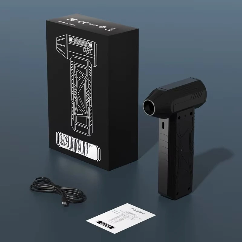 130000 Rpm Portable Handheld Air Duster Electric Small Blower Mini Jet Turbo Fan Super Jet Blower for Car Cleaning