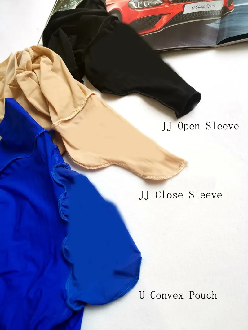 مثير الرجال النفط لامعة U محدب الحقيبة ارتداءها COCKring مفتوحة غمد كم مثير ضيق ضمادة الجسم مثلي الجنس ارتداء Puls حجم F55