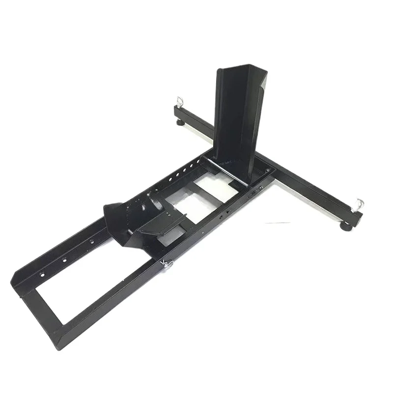 

Hoarding parking rack supports front wheel bracket, front wheel parking rack