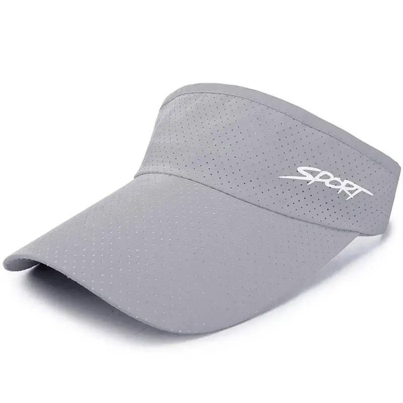 

Summer Jogging Golf Sun Visor Cap for Men Women Quick Dry Breathable Eyelet Mesh Sport Running Caps Adjustable Size