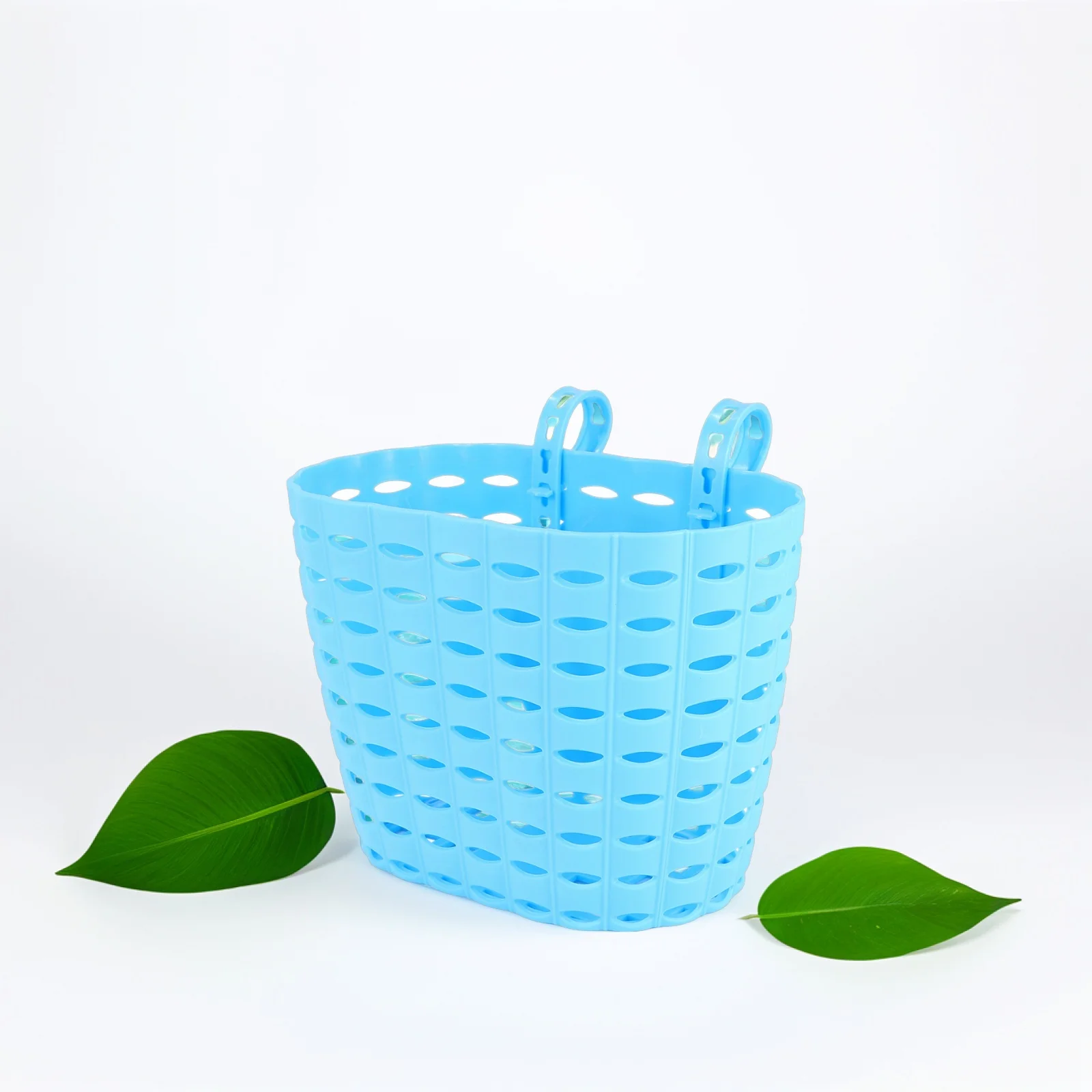 

1pc Plastic Bike Kids Bikes Storage Blue Durable Lightweight Water Resistant Easy Bike Basket Install Cycling Outdoor