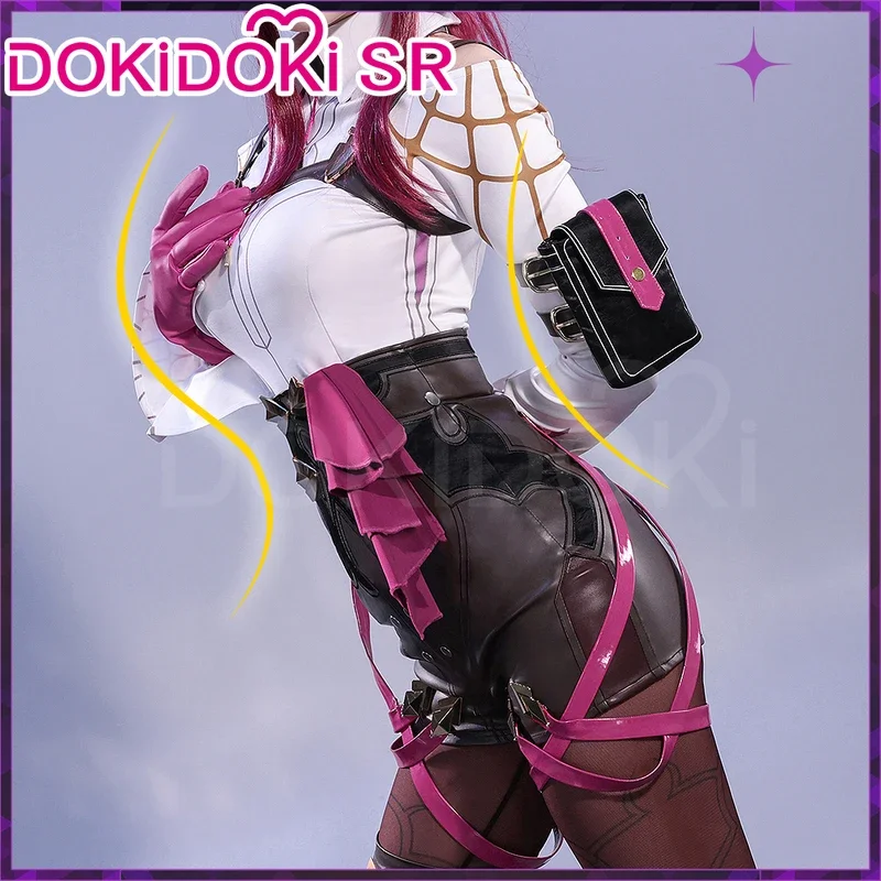 

2025 IN STOCK Kafka Cosplay Costume Game Honkai: Star Rail Cosplay DokiDoki-SR Honkai Kafka Women Cosplay Costume Kafka Wig -o-A