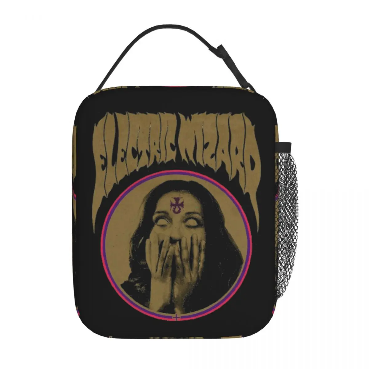 ELECTRIC WIZARD Heavy Metal Band Merch Insulated Lunch Tote Bag For School Storage Food Boxes Leakproof Thermal Lunch Boxes