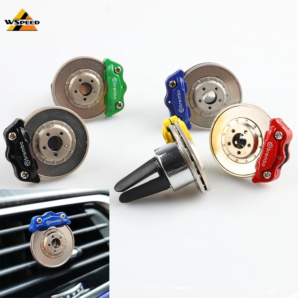 

Car Air Freshener Perfume Brake Disc Styling Vent Perfume Diffuser Air Clip Perfume Racing Modified Decoration