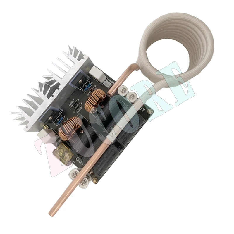 1200 واط 20A ZVS عالية التردد آلة التسخين بالحث 18-50 فولت عالية التردد التبريد فرن التردد المتوسط