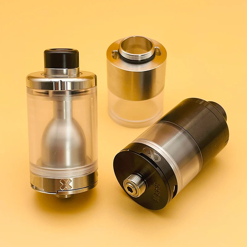 DSX CloudOneX Cloud One X RTA Восстанавливаемый бак-распылитель 3,3 мл, диаметр 22 мм SS316, капельный наконечник Delrin для 510 Thread Vape Mod