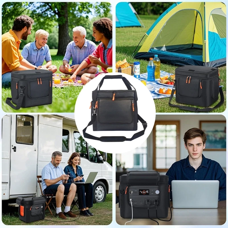 Strong Easy Carry Storage Solution Weather Resistant Bag with Padded Interior & External Pocket for Outdoor Equipment KXRE